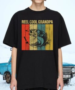 Fishing Bass Reel Cool Grandpa Shirts