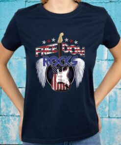 Freedom Rocks Independence Day 4th Of July T-shirts