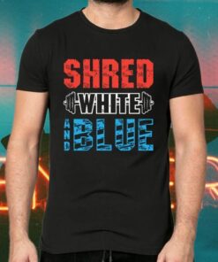 Shred White And Blue TShirts