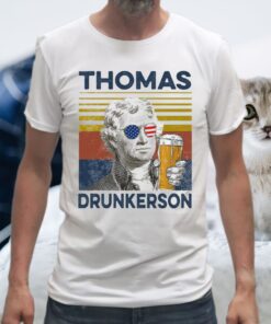 Thomas Drunkerson drink Beer the 4th of July 2021 vintage shirt