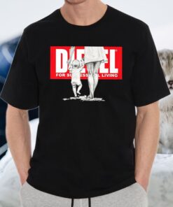 diesel for successful living Art Woman holding baby's hand's t-shirt