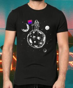 Astronaut Moon Black Teeshirt