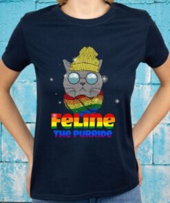 Feline The Purride LGBT Gay Pride T-shirts