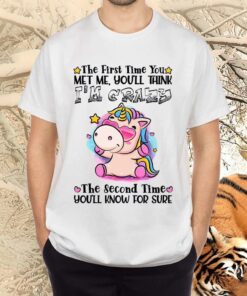 The First Time You Met Me You Think I’m Crazy TShirt