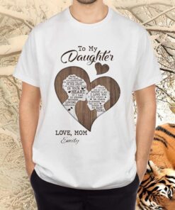 To My Daughter Never Feel That You Are Alone Love Mom Emily TShirts