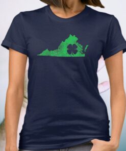 Virginia Irish Shamrock St Patrick's Shirts