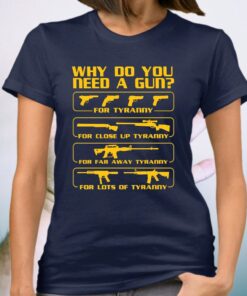 Why You Need A Gun Print On Back Only Shirts