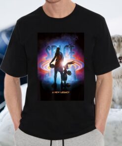 Space Jam A New Legacy Lebron & Bugs Poster Silhouette T-Shirt