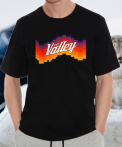 The Valley Retro Sunset Basketball Tee T-Shirt