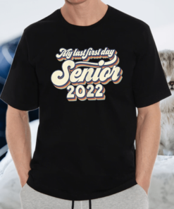 Vintage My Last First Day Senior 2022 Back To School Shirts