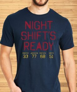 Braves Night Shift’s Ready Tee-Shirts