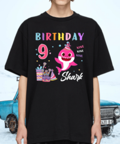 Birthday Boy Girl 9 Year Old Kids TShirt