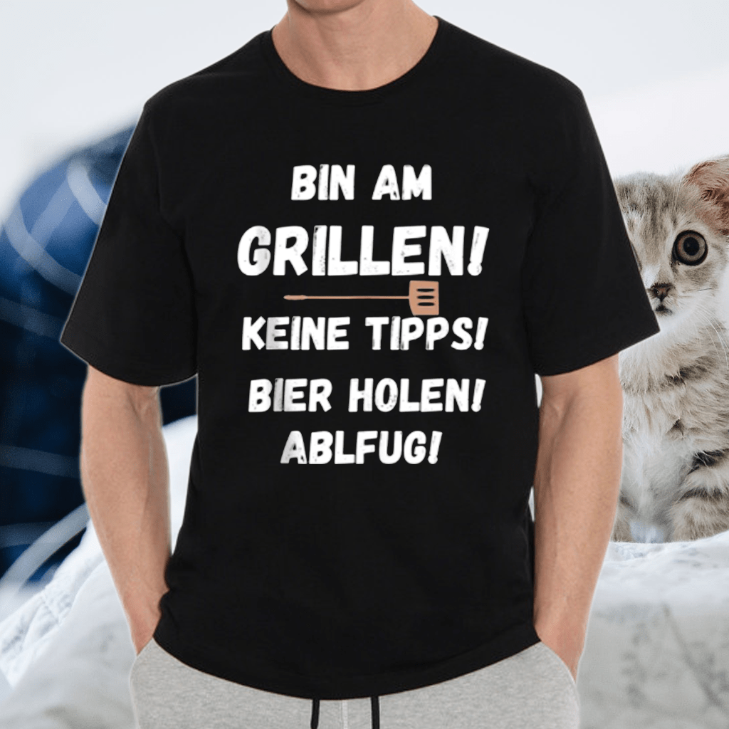 Grillmeister Barbecue Grill Saying Beer Get TShirt