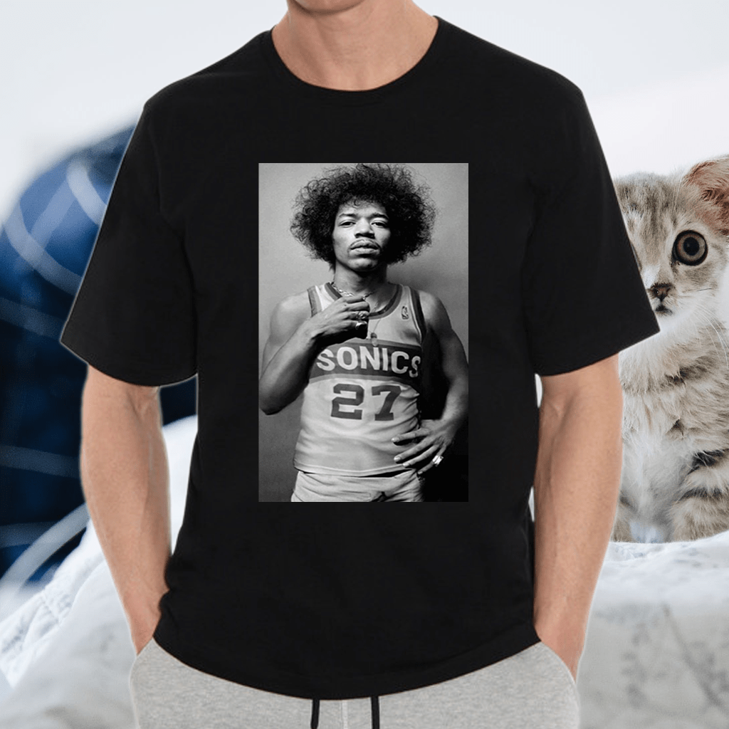 Jimi Hendrix x Seattle SuperSonics TShirt