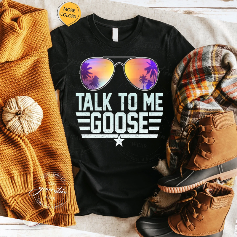 Cool Retro Talk To Me Goose T-Shirts