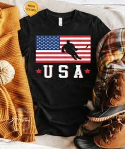 USA Hockey Winter Sports Games T-Shirts