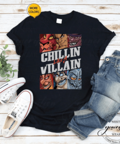 Villains Chillin’ Like A Villain Group Portrait Pullover Shirt