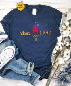 1996 Atlanta Olympics T-Shirt 90s Atlanta Olympiad Trendy Shirts