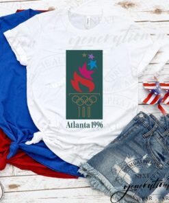 1996 Atlanta Olympics T-Shirt Trendy Sporty Tee Shirts