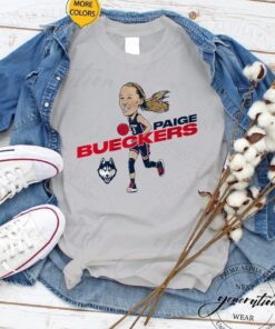 uconn basketball paige bueckers caricature shirts