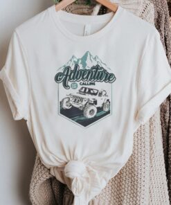 Adventure Is Calling Nice Jeep Peasant tshirts