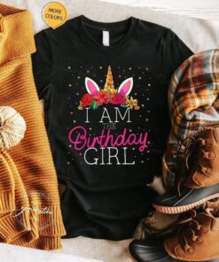 Barbie Birthday - I Am The Birthday Girl Unicorn TShirt