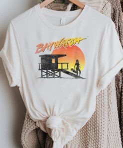 Baywatch T-Shirt Lifeguard Sunset Action Drama Comedy TShirts