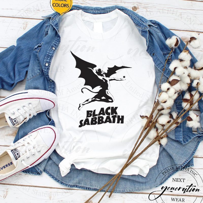 Black Sabbath Paranoid T-Shirt Heavy Metal Music Band Shirt - Yeswefollow