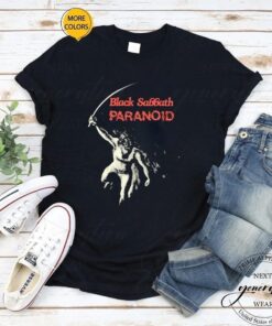 Black Sabbath Paranoid T-Shirt Vintage 70s Heavy Metal TShirts