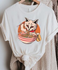 Cat Eating Spaghetti Animated shirt