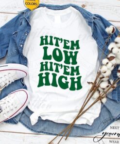 Hit Em Low Hit Em High Eagles NFC Championship Shirt