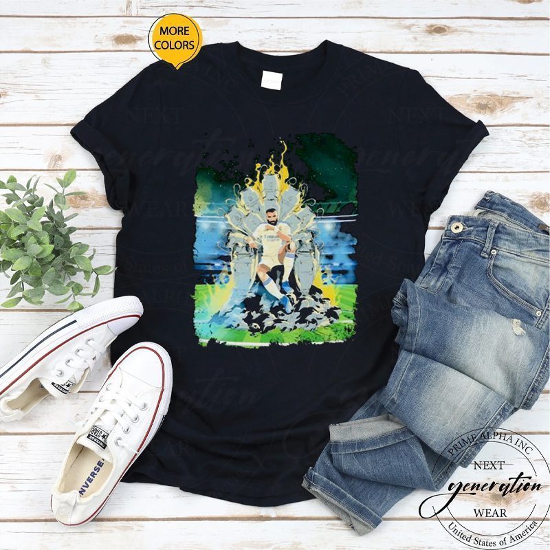 Karim Benzema The King Of Football 2023 TShirts