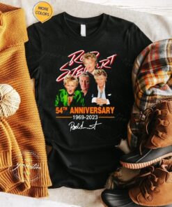 Rod Stewart 54th anniversary 1969-2023 signature shirts