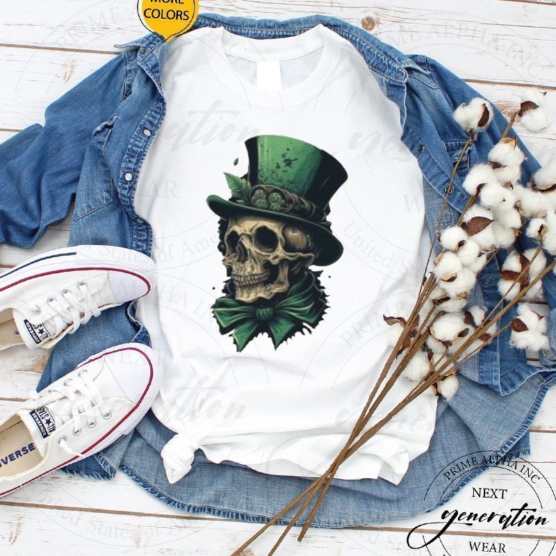 St. Patrick’s Lucky Irish Skull 2023 TShirts