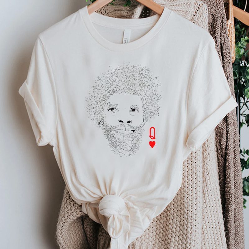 The Q Heart Card Questlove tshirts