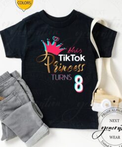 Tiktok Birthday Birthday Princess Trendy Party Tee Shirt