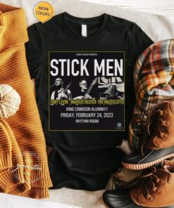 Tony Levin Stick Men T Shirt 2023 New Tour shirts
