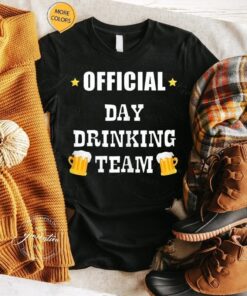 Womens Beer T-Shirt Official Day Drinking Team Beer Liquor Shirts