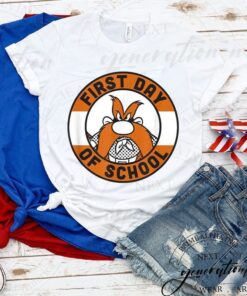 Yosemite Sam T-Shirt Looney Tunes First Day Of School Circle Shirts