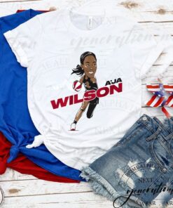 aja wilson caricature shirts