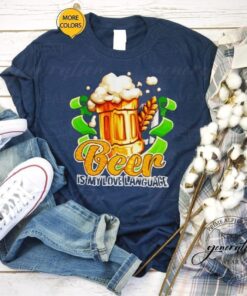 beer is my love language shirts