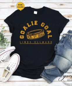 linus ullmark goalie goal tshirts