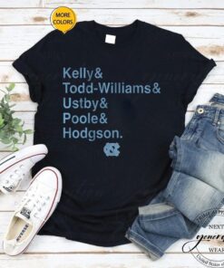 unc basketball kelly todd williams ustby poole hodgson shirt