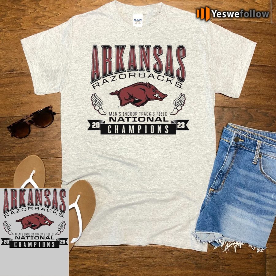 Arkansas Razorbacks 2023 Men’s Indoor Track & Field National Champions shirt Arkansas Razorbacks 2023 Men’s Indoor Track & Field National Champions shirt