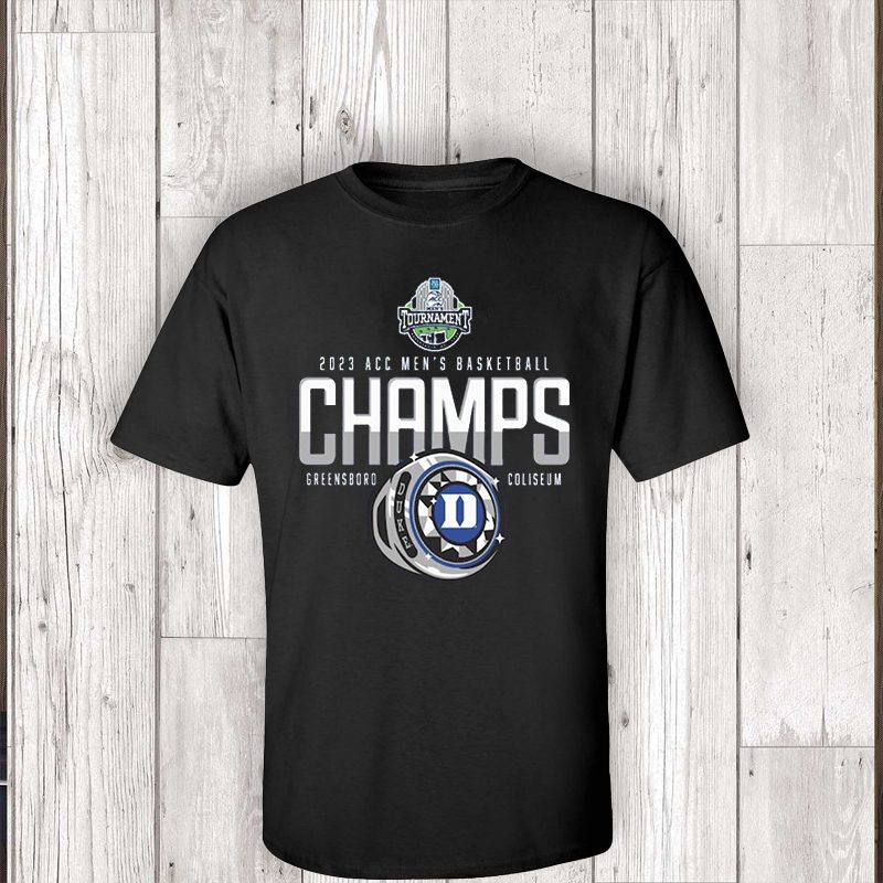 Duke Blue Devils 2023 Acc Men’s Basketball Conference Tournament Champions Locker Room Shirt Duke Blue Devils 2023 Acc Men’s Basketball Conference Tournament Champions Locker Room Shirt