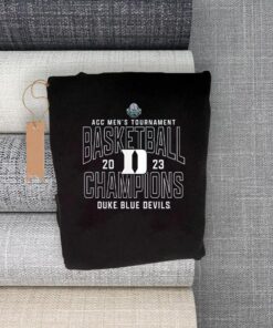 Duke Blue Devils Fanatics Branded 2023 Acc Men’s Basketball Conference Tournament Champions T-Shirts