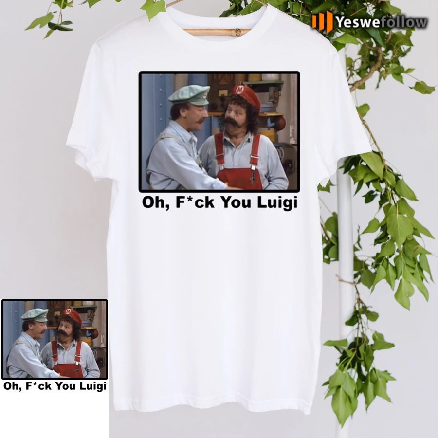 Fck You Luigi Super Mario Brothers Super Show Tv Shirt