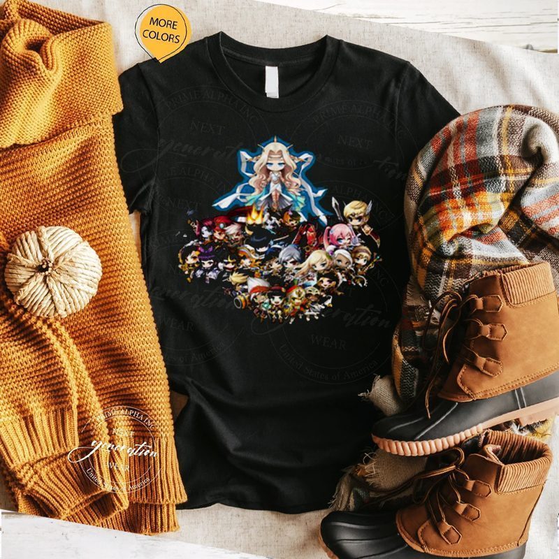 Game All Characters Design Maplestory shirts
