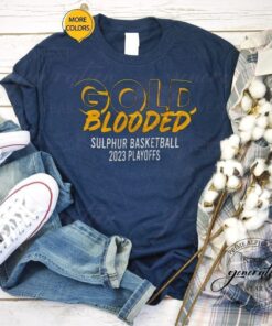 Gold Blooded sulphur basketball 2023 playoff shirts