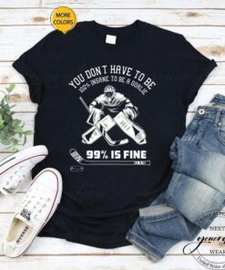 Hockey Goalie T-Shirt Goalkeeper Goaltender Ice Hockey Shirt
